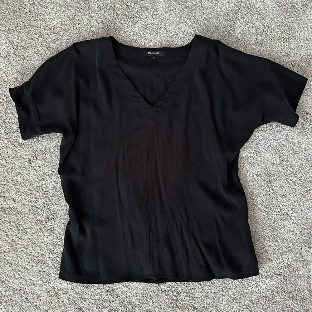 Madewell short sleeve blouse